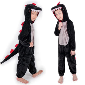 Bonito crianças animal dinossauro kugurumi traje cosplay meninos criança verde preto jardim de infância escola festa jogo role play terno umorden