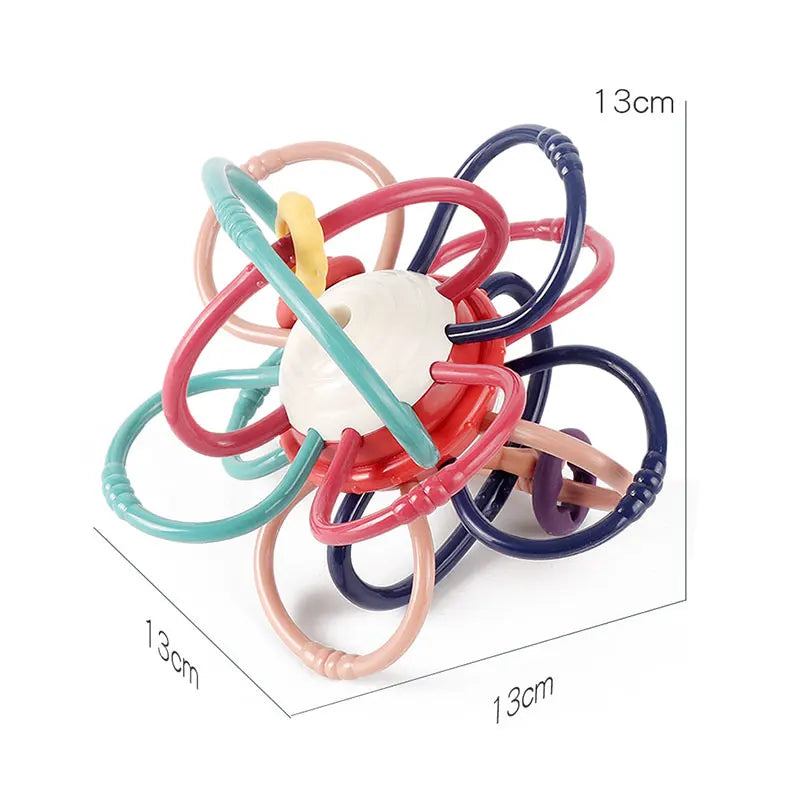 Chocalhos e Mordedores Sensoriais para Bebês - Diversão e Desenvolvimento