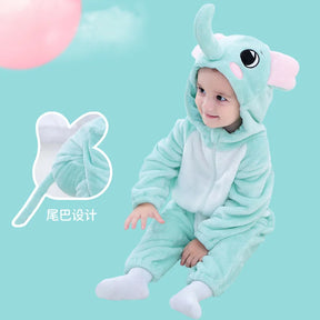 Roupa da criança unisex bebê animal traje leão traje para crianças homewear meninos macacão halloween vestir-se macacão