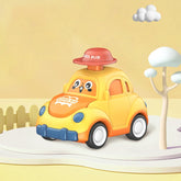 Cartoon Mini carro brinquedo para crianças, Press Go, Inercial bonito caminhão de bombeiros, Ambulância Pull Back Crawling, brinquedos educativos para crianças e meninos