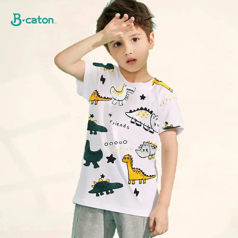 Camiseta Infantil de Algodão - Conforto e Estilo para o Verão