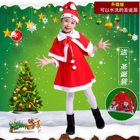 Natal roupas de bebê crianças papai noel cosplay traje meninos manga longa roupas da criança meninas vestido bonito infantil inverno outwear