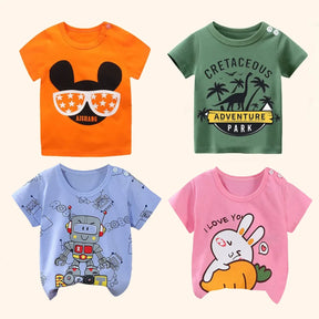 Camiseta Infantil de Algodão - Conforto e Estilo para o Verão