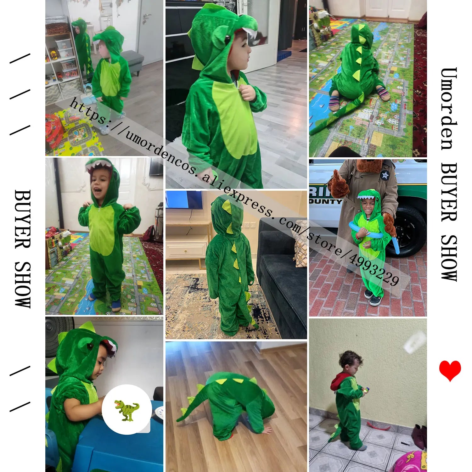 Bonito crianças animal dinossauro kugurumi traje cosplay meninos criança verde preto jardim de infância escola festa jogo role play terno umorden